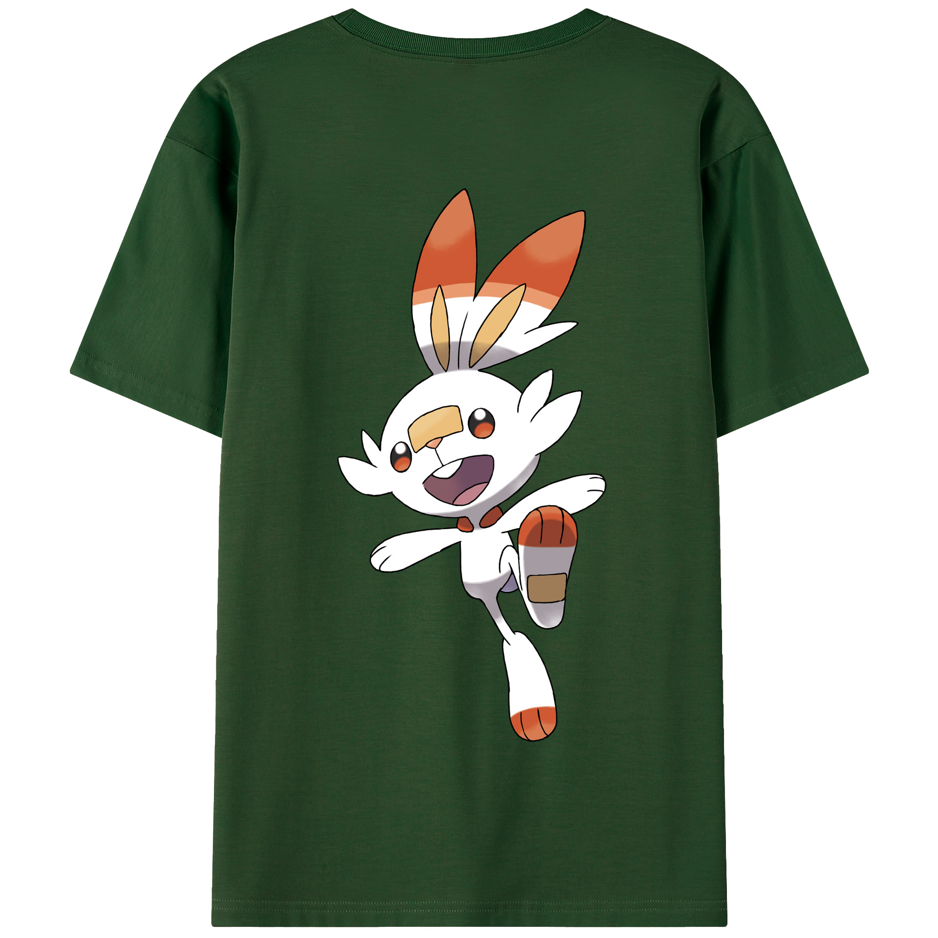 （画像用） ポケットモンスター Pokémon 綿100％半袖Tシャツ（背面プリント）